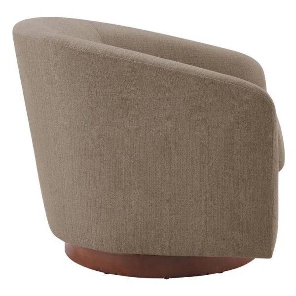 e366123fec2d4581be43f2692f656a21 Upholstered Swivel Barrel Chair