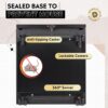 DEVAISE 3 Drawer Mobile File Cabinet Under Desk Office, Fully Assembled Except Casters, Letter/Legal Size, Black