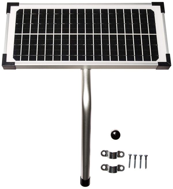 e39972c24987430ca68df49abc977083 10 Watt Solar Panel Kit (FM123) for Mighty Mule Automatic Gate Openers
