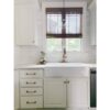 SINKOLOGY Josephine 34 in. 1-Hole Quick-Fit Farmhouse Apron Front Drop-in Single Bowl Crisp White Fireclay Kitchen Sink