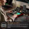 Podcast Equipment Bundle,with 3.5mm Condenser Microphone & Live Sound Card – Audio Mixer for Streaming, PC/Mobile Live Singing, Gaming Content Creators, Soundboard with USB Computer Interface