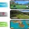 Home Golf Game Simulator: Enjoy Interactive Golf with Motion Sensor & Swing Stick for Indoor & Outdoor Fun – 38,000+ Courses Worldwide, Compatible with Android, iOS, App & E6 Connect