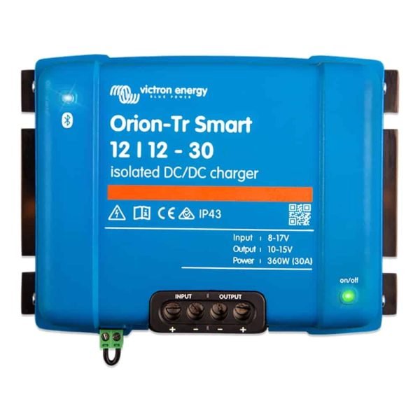 e4ed1229bfcb4197a059c0b42deb834d Victron Orion-TR Smart 12/12-30 30A 360W Isolated DC-DC Charger or Power Supply Isolated DC-DC Charger or Power Supply