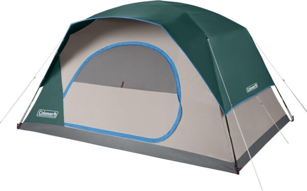Coleman Skydome Tent with 5 Minute Setup, 4-Person Weatherproof Tent with Rainfly & Carry Bag, 20% More Headroom Than Traditional Canopies