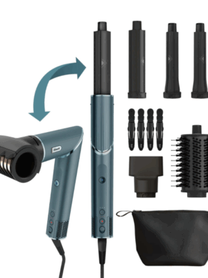 Shark FlexStyle Air Styling Drying System, Powerful Hair Blow Dryer and Multi-Styler Teal