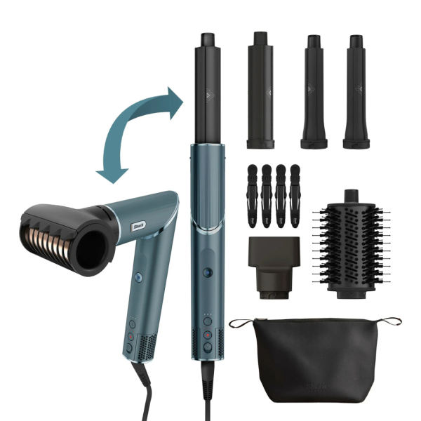 e4f4a105aa4d43598bef82b4b493a7c7 Shark FlexStyle Air Styling Drying System, Powerful Hair Blow Dryer and Multi-Styler Teal