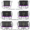 JUMPZYLLA Trampoline 8FT 10FT 12FT 14FT 15FT 16FT Trampoline with Enclosure – Recreational Trampolines with Ladder and AntiRust Coating, ASTM Approval Outdoor Trampoline for Kids