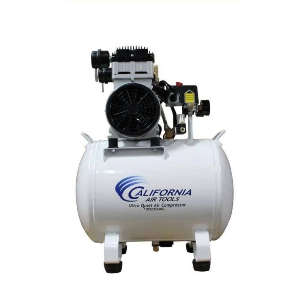 California Air Tools 10020CHAD 10 Gal. 2.0 HP Ultra-Quiet and Oil-Free Electric Stationary Air Compressor with Auto Drain