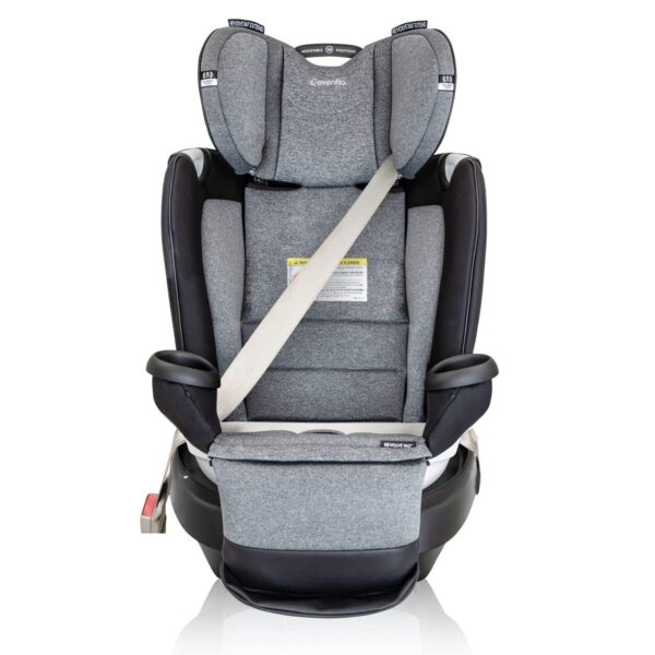 Revolve360 Extend Convertible Car Seat with 360 Degree Rotation, Extended Rear-Facing, Forward-Facing, Booster Mode, and Secure Latch Install, Revere Gray