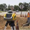 LL100N-2 Laser Level Kit with HR320 Receiver and Clamp, 15′ Grade Rod (Inches), Tripod, and System Case , Yellow