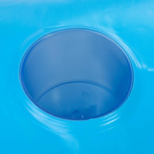 e5b236f593ca4c8a8defa767bbb68b63 56299EP 145 x 125 x 20 Inch Splash N Chill Inflatable Lake and Pool Relaxation Island Lounger Seat for up to 7 Adults, Blue and White