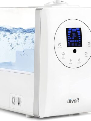 Humidifiers for Bedroom Large Room 6L Warm and Cool Mist for Families Plants with Built-in Humidity Sensor