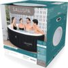 Bestway SaluSpa Miami EnergySense AirJet Inflatable Hot Tub Spa (71′′ x 26′′) | Portable Hot Tub with 2 Covers (1 Energy-Efficient Thermal Cover and 1 Standard Cover) | Fits Up to 2-4 Persons | Black