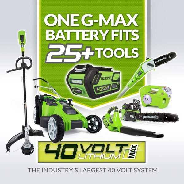 e682fc60c8c144a6b272863ed303d365 40V 185 MPH Variable Speed Cordless Leaf Blower/Vacuum, 4.0Ah Battery and Charger Included 24322