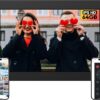 15.6′′ Digital Picture Frame, 64GB 1920 x 1080 IPS Touch Screen Electronic Photo Frame, Pre-Load Photo Gift Mode Without Open Package, Auto-Rotate, Wall/Table Mountable, App Share Photos, Black