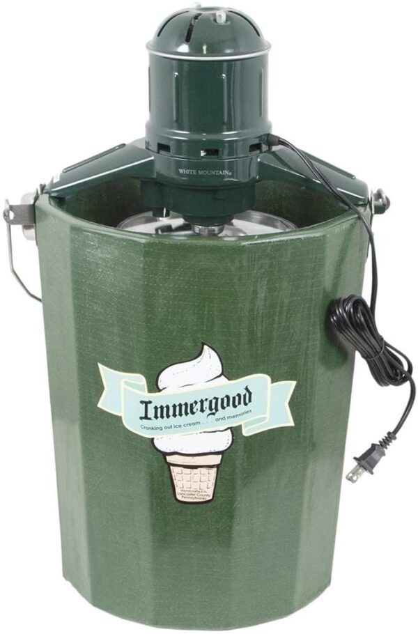 Old Fashioned Ice Cream Maker w/Motor