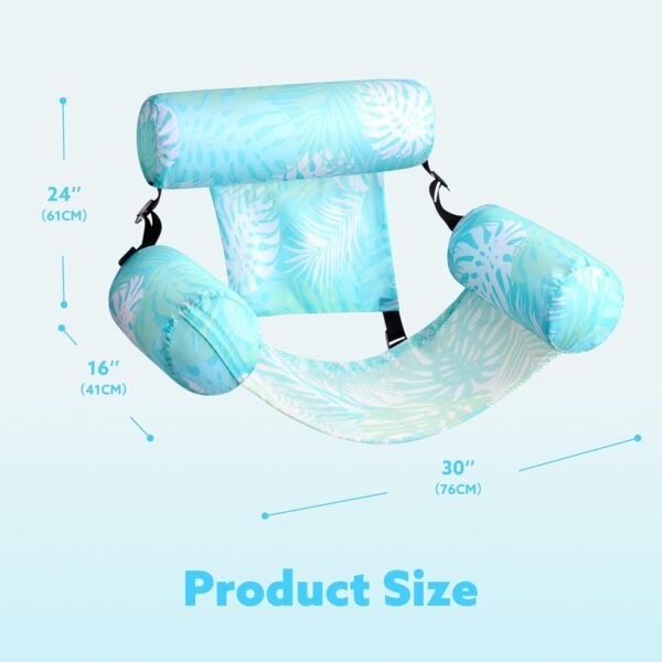 e6c68a0d73d54a40923cdffc45e903f4 SLOOSH Inflatable Pool Floats Adult,2 Packs Floating Lounge Chairs,Blow up Pool Noodles for Adult Heavy Duty,Floating Chair for Party Summer Water Beach Lake Fun