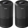 Air Purifier for Home Allergies Pets Hair in Bedroom & Standing Fan for Bedroom, 82ft CirculAir 120° Oscillating Fan