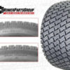 (2) OTR 24 12.00-12 Grassmaster 4 Ply Tires for Zero Turn Mowers