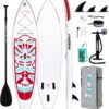 FunWater Inflatable Ultra-Light Stand Up Paddle Board for All Skill Levels with Premium SUP Paddleboard Accessories,Non-Slip Comfort Deck for Youth & Adults