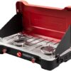 Camp Chef Mountain Series Everest 2X – High Output Two-Burner Camp Stove – Lid Doubles as Windscreen – Portable Cooking Stove – For Outdoor Cooking – 20,000 BTU Burners – 215 Sq In Cooking Area