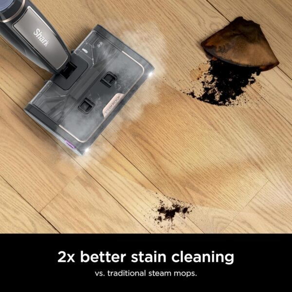 Steam Pickup 3-in-1 Steam Mop Picks Up Debris, Deep Scrubs, & Steam Sanitizes – All At Once, Lightweight Steam Cleaner for Home with Sealed Hard Floors like Hardwood, Tile & Laminate, SD201