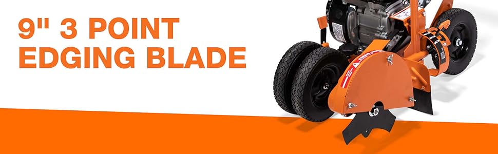 9" edger, generac, gas powered