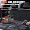 Car Jump Starter with Air Compressor, 4500A Peak 26800mAh 12V Auto with 150PSI Tire Inflator(up to All Gas or 10.0L Diesel Engine)