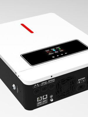 Xijia 3600W Hybrid Pure Sine Wave Power Inverter with 120A MPPT Solar Charger,dc 24V to ac 110v 60HZ Solar Converter for Home,Car &Cabin (DC24V(Range20V-30V) 3600VA)