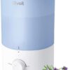 Humidifiers for Bedroom Baby, Sprout Evaporative with Dual Filters for Air & Water, Separate Sensor, Adjustable No Blue Nightlight, Auto Dry, Smart Control & Alexa, Auto Mode, 3.8L Tank for 36H