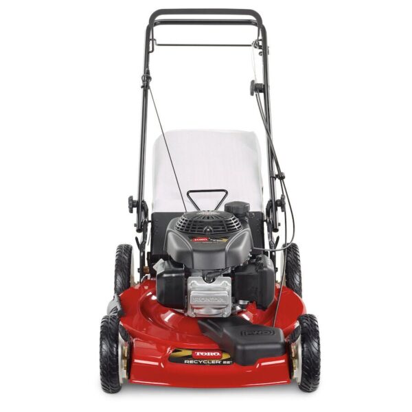 e823ea94736248f09fe530f595cfd19a Self-propelled gas mower, 22-inch 170cc OHV engine high-wheel RWD 3-in-1 with height adjustment, oil included