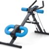Ab Workout Equipment, Adjustable Ab Trainer Machine for Abs Workout at Home Gym, Foldable, Knee Protection, Abdominal Trainer for Stomach Workout