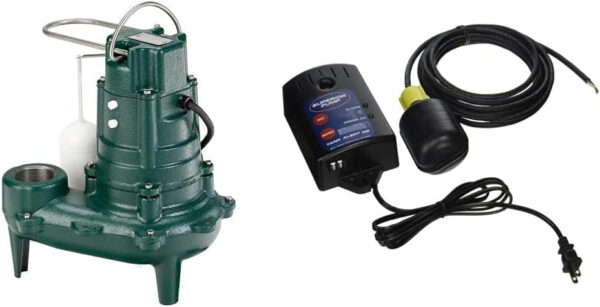 e8d2bdab21394bdc9b392f35c11500a6 Waste-Mate 267-0001 Sewage Pump, 1/2 HP Automatic – Heavy-Duty Submersible Sewage, Effluent or Dewatering Pump