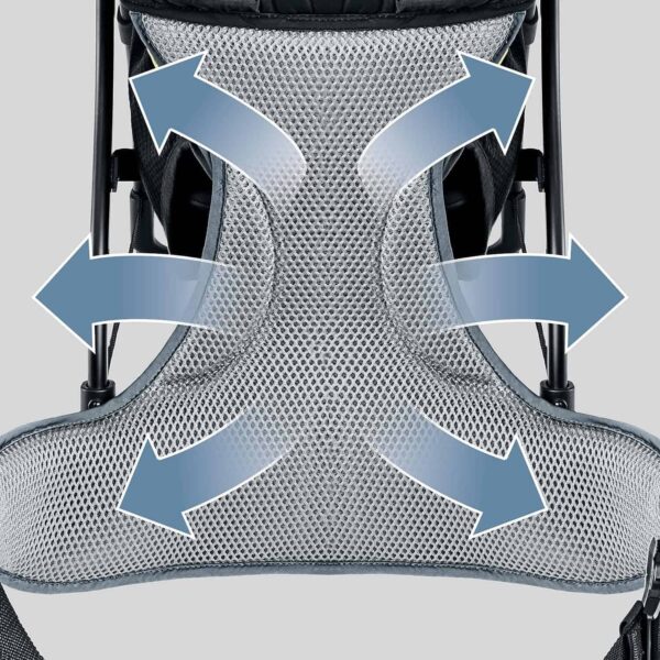 Chicco SmartSupport Aluminum Frame Backpack Carrier, Lightweight Baby Backpack Carrier | Solar/Grey New Model