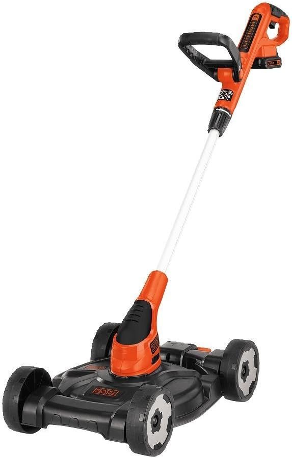 BLACK+DECKER Combination String Trimmer, Lawn Mower, and Edger, Cordless 3-in-1