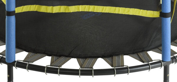 e96c7962161a4f8c9a20c0c357edf521 Upper Bounce 55′′ Kids Trampoline with Safety Enclosure – No-Spring Bungee System, Easy Assembly