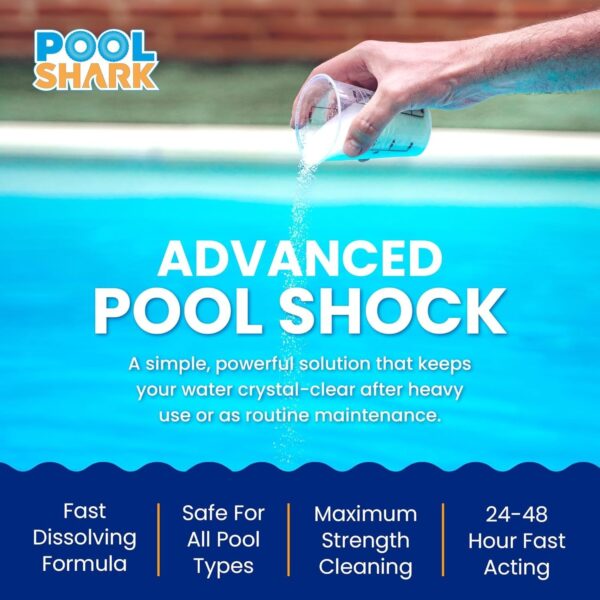 e9a0052023d647efa6fbe820a10cf027 68% Calcium Hypochlorite Pool Shock for Swimming Pools – Chlorine Granules Swimming Pool Shock 50 lbs Bucket – Pool Chlorine for Inground and Above Ground Pool Treatment, Saltwater (50lbs)