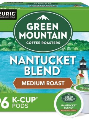 Green Mountain Coffee Roasters Nantucket Blend, Single-Serve K-Cup Pods, Medium Roast Coffee, 96 Count