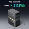 Anker SOLIX C1000 Portable Power Station with 200W Solar Panel, 1800W Solar Generator, 1056wh LFP (LiFePO4) Battery, 6 AC Outlets, Up to 2400W for Home, Power Outages, and Outdoor Camping
