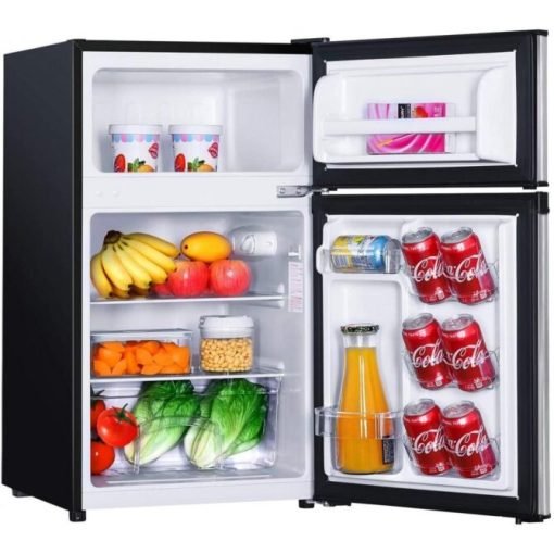 ea88edeb621245c2a90f42dcbff755c0 Mini Fridge with Freezer, 3.1 Cu.Ft Small Refrigerator, Compact Refrigerator with LED Light