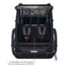 2-Seat Bicycle Trailer and Stroller – Black