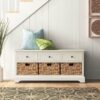 Drawers Storage Bench