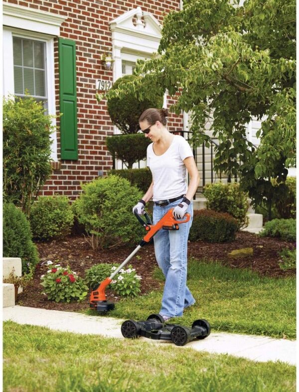 BLACK+DECKER Combination String Trimmer, Lawn Mower, and Edger, Cordless 3-in-1