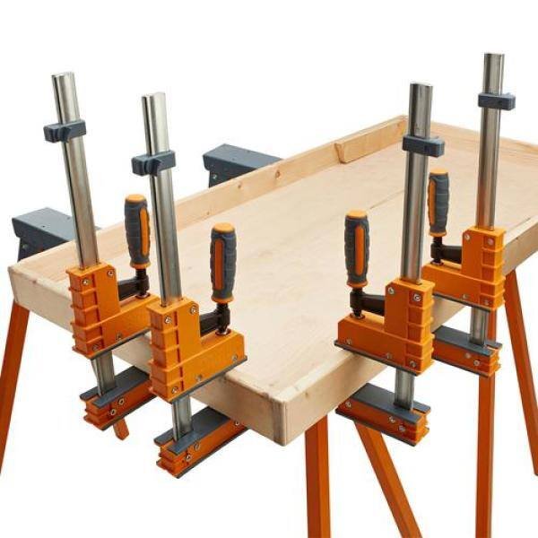 BORA 1004677016 Steel Parallel Clamp Set (4-Piece)