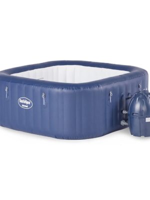 60022e SaluSpa Hawaii Airjet 6 Person Inflatable Tub Spa with Pump, Blue
