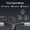 Electric Scooter – 8.5′′ Solid Tires, 350W Motor, Up to 19 MPH and 21-23 Miles Long-Range Portable Foldable Commuting Scooter for Adults with Double Braking System and App