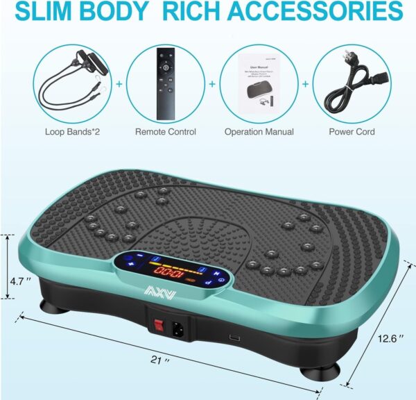 eb9eb573b60649e3bb585bad056db44b Vibration Plate Fitness Platform Exercise Machine Vibrating Lymphatic Drainage Shaking Full Body Shaker Workout Vibrate Stand Shake Board Sport Gym for Weight Loss Fat Burner for Women Men