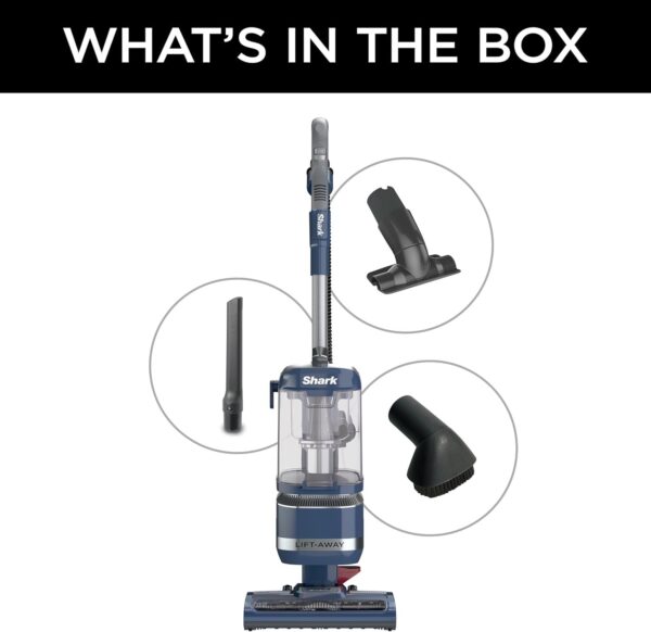 Rotator Pet Pro Lift-Away ADV Upright Vacuum with HEPA Filter, DuoClean PowerFins HairPro and Odor Neutralizer Technology, Pet Hair Pickup, For Carpets & Hardfloors, Dark Grey, LA555