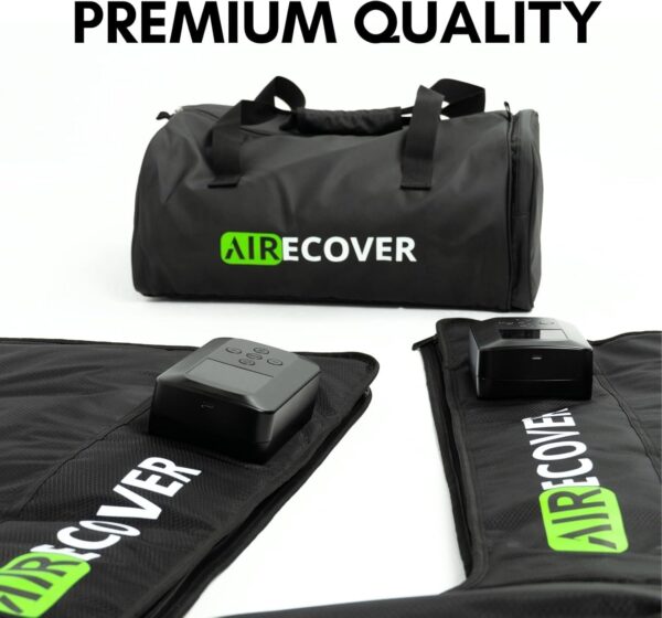 Air Compression Recovery System, Cordless Leg Massager for Circulation, Rechargeable Recovery Boots for Improved Circulation & Lymphatic Drainage