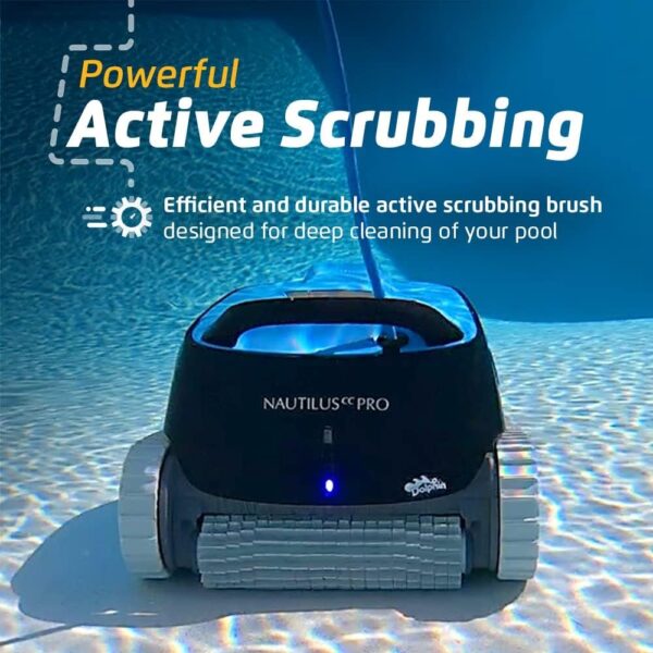 ec7c140771a84ef4a8e165398e231ecc Robotic Pool Vacuum Cleaner All Pools up to 33 FT – Wall Climbing Scrubber Brush